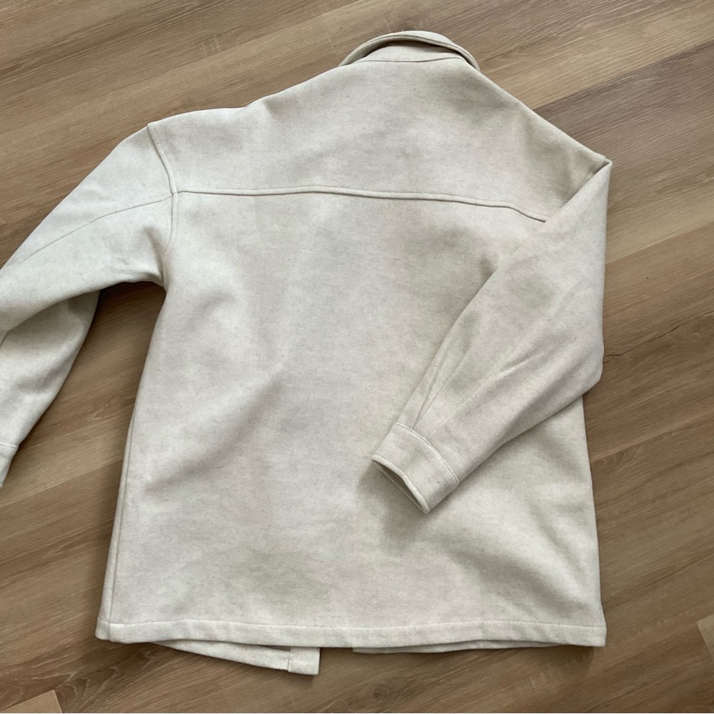 Cream Button-Up Jacket - Picture 2 of 3